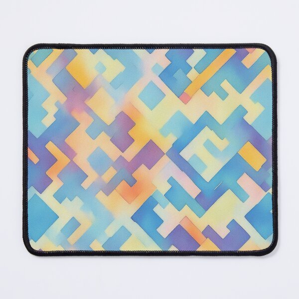 Item preview, Vibrant Blue Yellow Abstract Watercolor Art designed and sold by pattern-atelier.