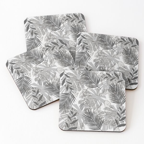 Item preview, Tropical colourful leaf painting artwork. Seamless abstract garden design  designed and sold by Giree07.