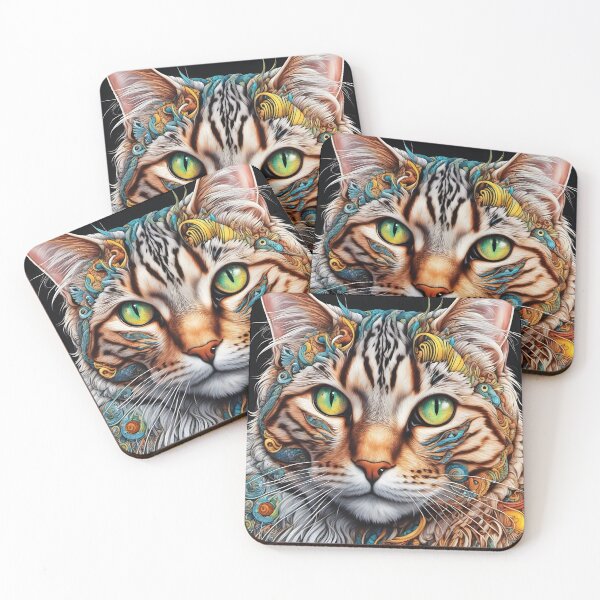 Item preview, cat portrait designed and sold by Jambonfromage.