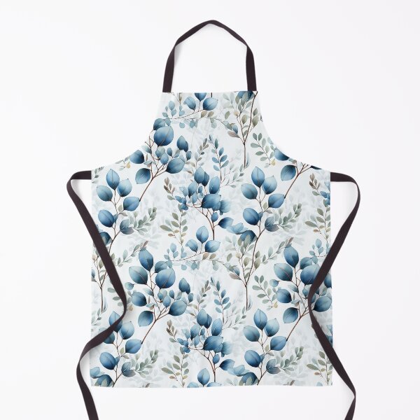 Item preview, Seamless Watercolor painting with eucalyptus leaf pattern designed and sold by sippapas.