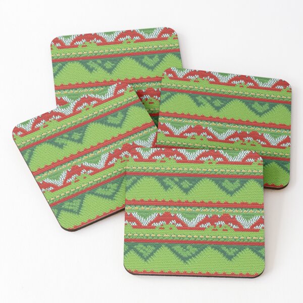 Item preview, Wintery modern design reminiscent of a knitted pattern designed and sold by Pflugart.