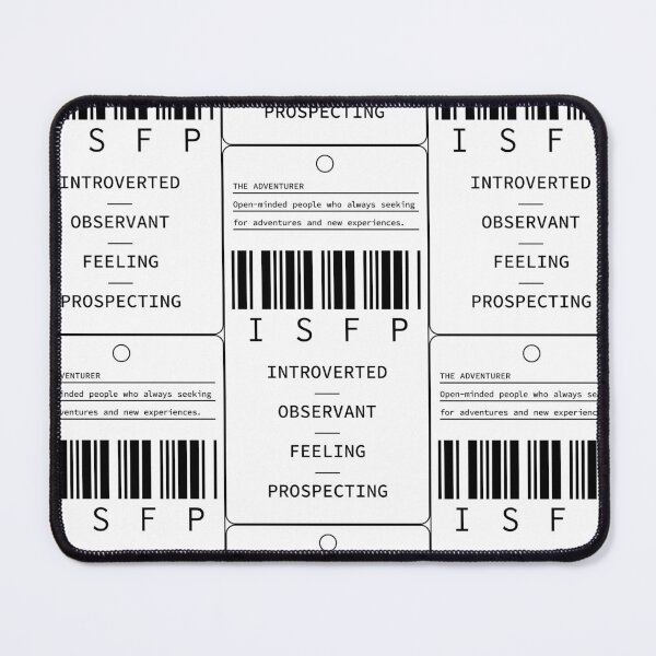 Item preview, ISFP - The Adventurer - Introverted Observant Feeling Prospecting designed and sold by Millusti.