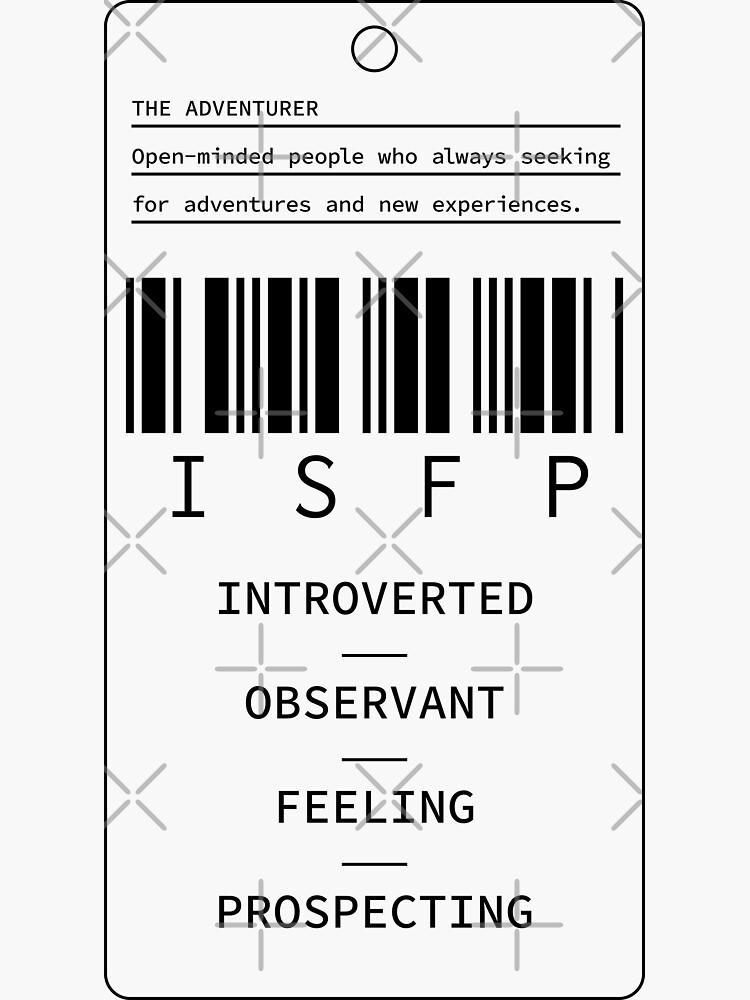 An Adventurer (ISFP) is a person with the Introverted, Observant