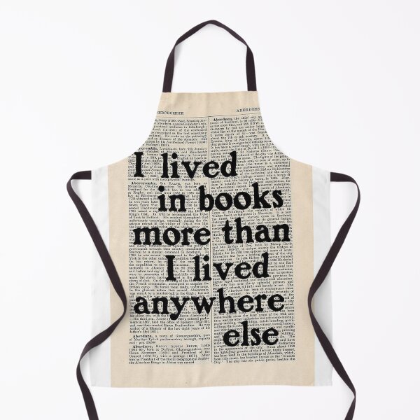 Item preview, I lived in books more than, I lived anywhere else. designed and sold by Creativezana.