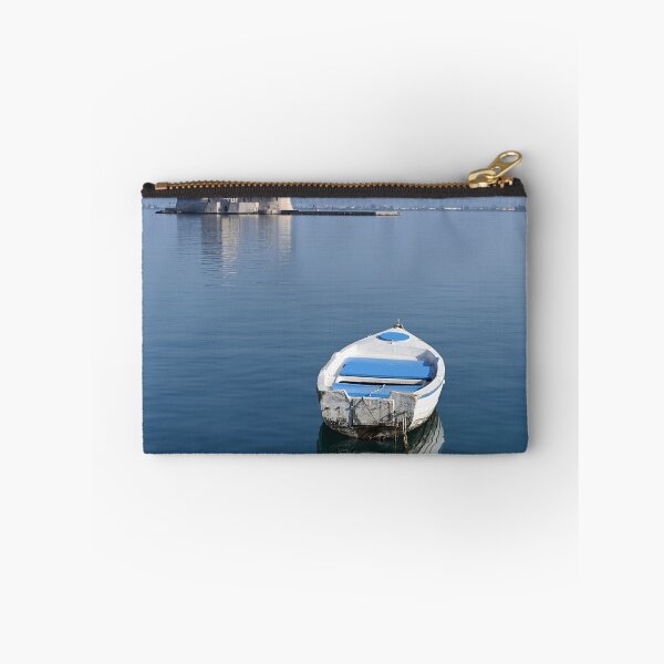 Item preview, White boats and Bourtzi fortress in Nafplio, Peloponnese, Greece designed and sold by goceris.