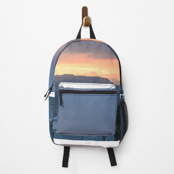 Item preview, stormy sky and sunset over the castle Bourtzi in Nafplio, Greece designed and sold by goceris.