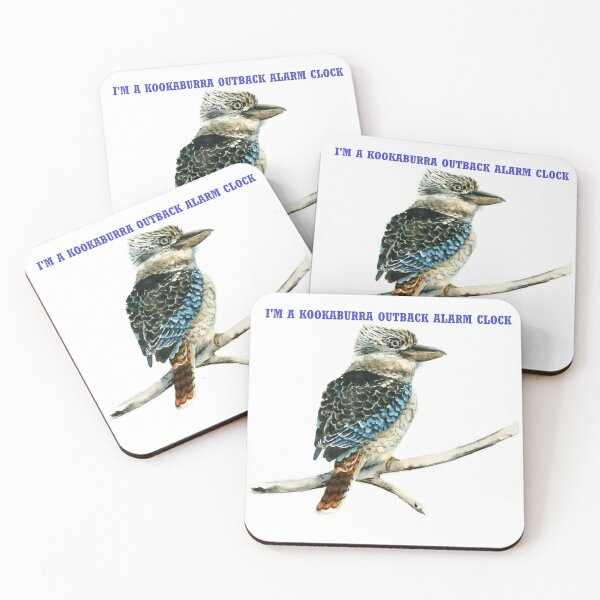 Item preview, I'm an outback alarm clock Kookaburra designed and sold by ThundRDownunder.
