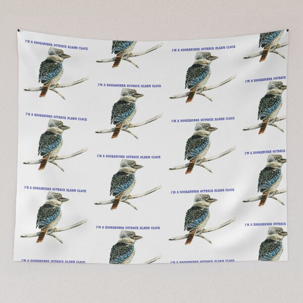 Item preview, I'm an outback alarm clock Kookaburra designed and sold by ThundRDownunder.