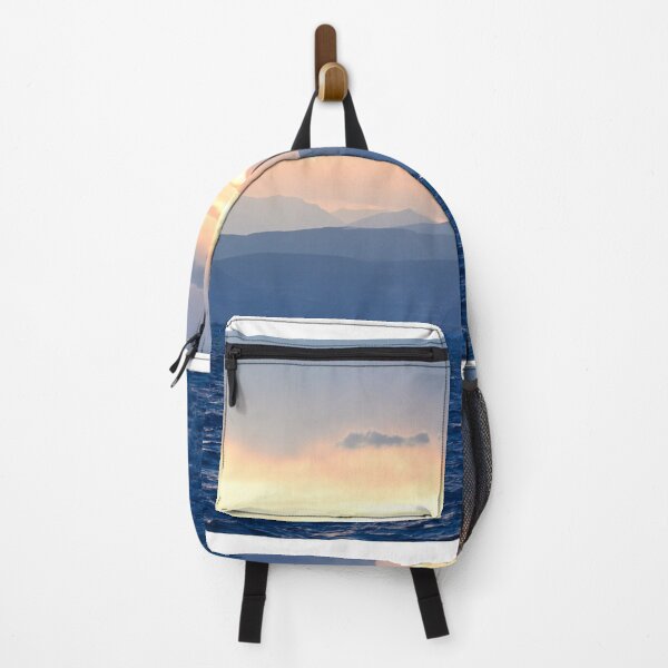 Item preview, Sunset over mountain and sea summertime designed and sold by goceris.