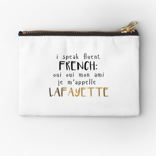 Hamilton//Lafayette Zipper Pouch
