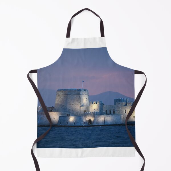 Item preview, Sunset over the castle Bourtzi in Nafplio, Greece designed and sold by goceris.