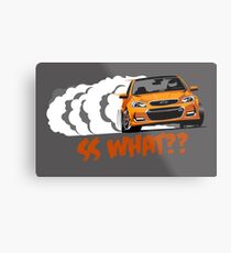 2017 Chevrolet SS- Orange Blast Metal Print