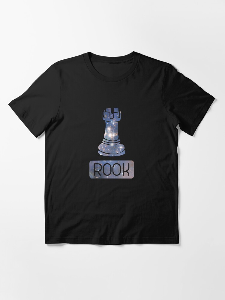 Thumbnail 3 of 7, Essential T-Shirt, Rook Chess Piece Starry Night Galaxy - Cool Chess Club Gift designed and sold by yeoys.