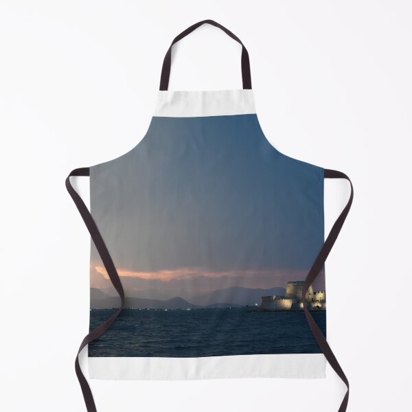 Item preview, Sunset over the castle Bourtzi in Nafplio, Peloponnese, Greece designed and sold by goceris.