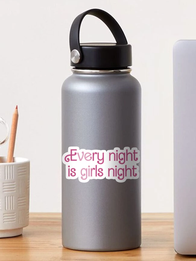 Every Night is a Girl's Night Barbie Wine Glass 