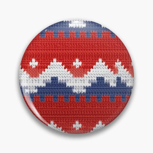 Item preview, Wintery modern design reminiscent of a knitted pattern designed and sold by Pflugart.