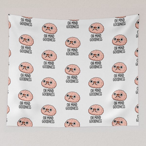 Item preview, Oh Mind Goodness Funny Brain Puns   designed and sold by punnybone.
