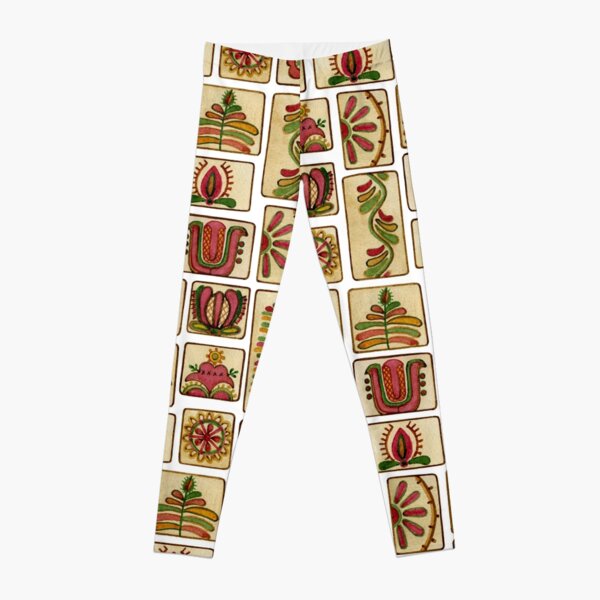Ukrainian Mahjong Leggings