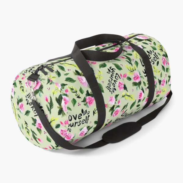 Item preview, Love Yourself Florals Watercolor Green designed and sold by SandraArtStudio.