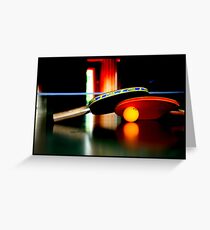 Ping Pong Greeting Card