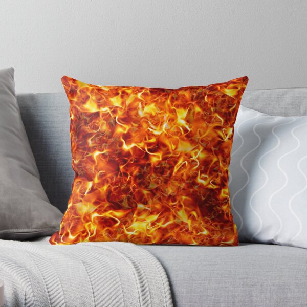 Flaming products Throw Pillow
