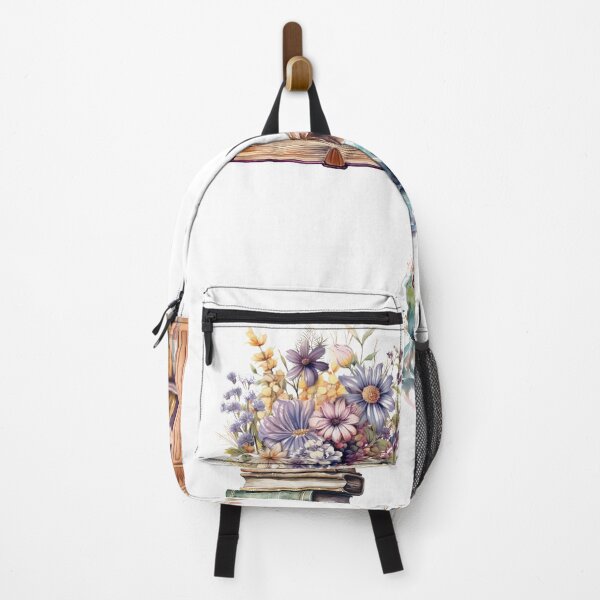Item preview, Aesthetic book flower lady vintage library school designed and sold by AgnesMBrae.