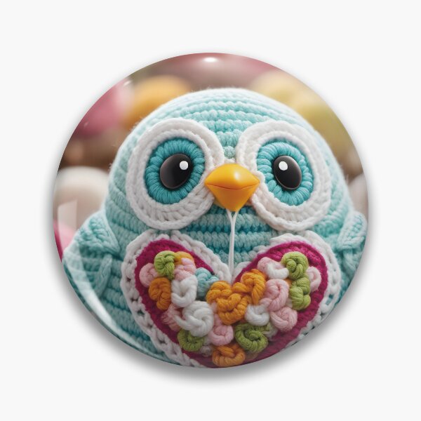Item preview, crocheted bird, kawaii designed and sold by Mauswohn.