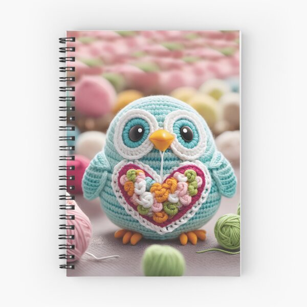 Artikelvorschau, gehäkelter Vogel, kawaii entworfen und verkauft von Mauswohn.