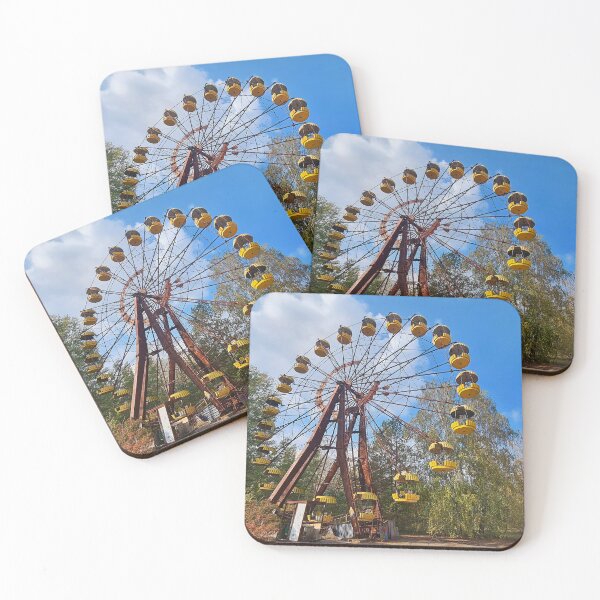 Item preview, Abandoned carousel in the Pripyat amusement park, after the reactor explosion at the Chernobyl nuclear power plant designed and sold by emaga.