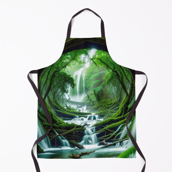Item preview, A beautiful lush Fairycore Elf forest. designed and sold by PixieDustAIArt.