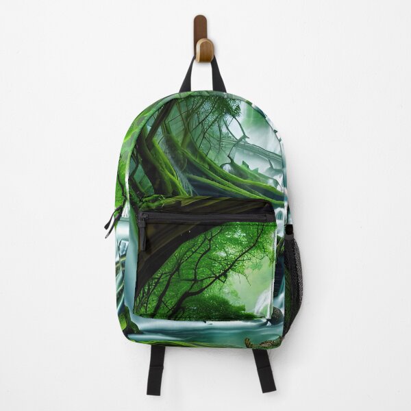 Item preview, A beautiful lush Fairycore Elf forest. designed and sold by PixieDustAIArt.
