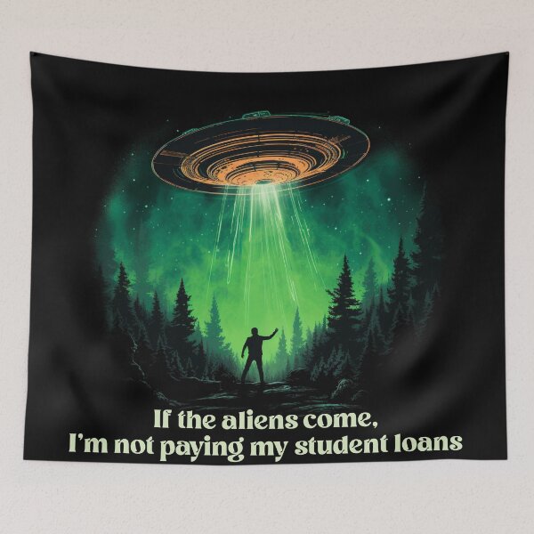 Item preview, If Aliens, no loans designed and sold by biscuitduff.