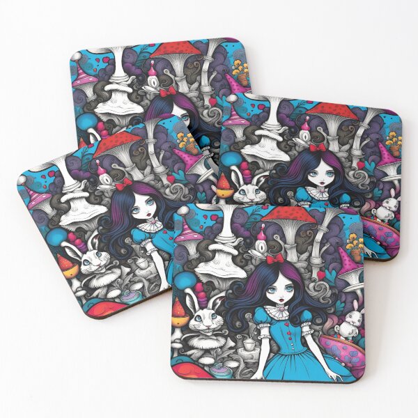 Item preview, Psychedelic Alice in a Twisted Wonderland designed and sold by Digital-Fusion.