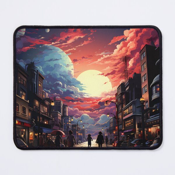 Item preview, A couple walking down a street at sunset designed and sold by Nickyayee.