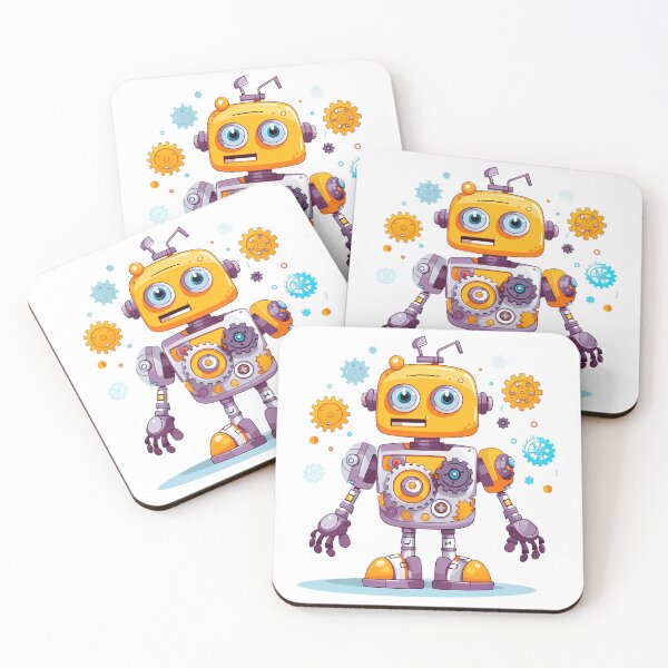 Item preview, Colorful Robot  designed and sold by ArtMotionFlow.