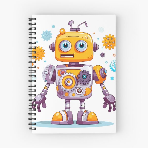 Item preview, Colorful Robot  designed and sold by ArtMotionFlow.
