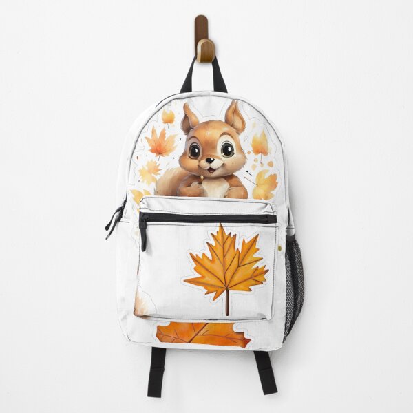 Item preview, Aesthetic book cute squirrel autumn muschroom school designed and sold by AgnesMBrae.