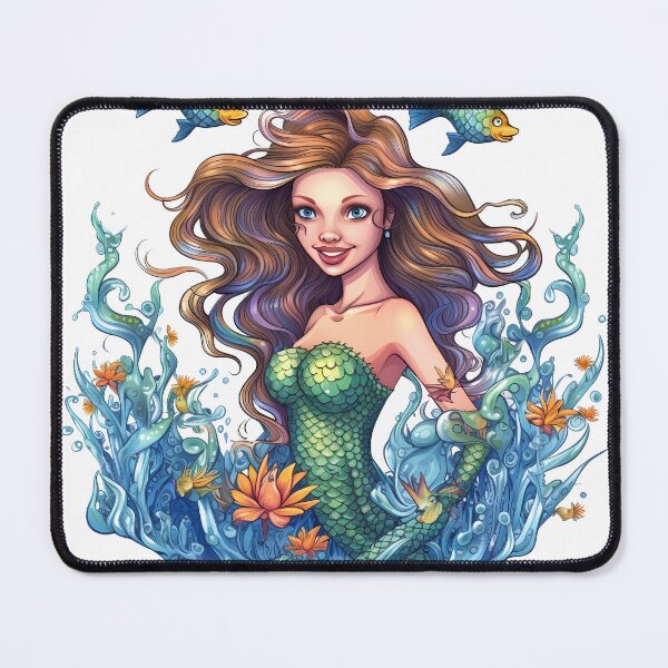 Item preview, Little Mermaid Sticker designed and sold by ArtMotionFlow.