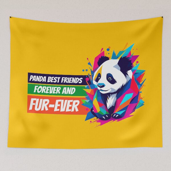 Item preview, Panda best friend designed and sold by IcalsaidArt.