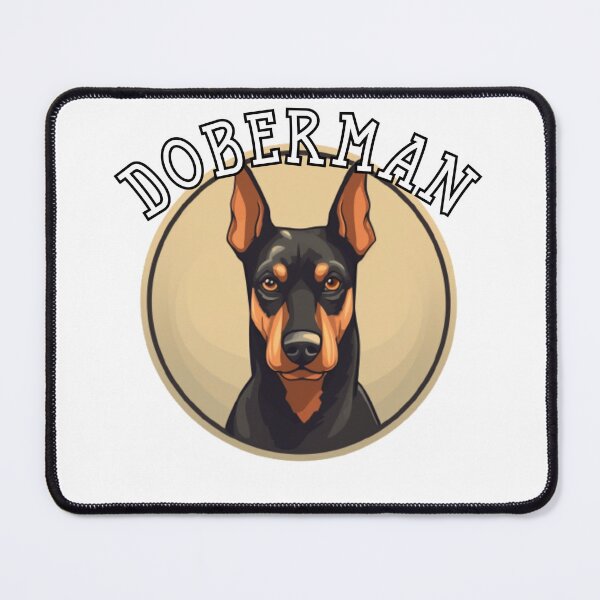 Item preview, natural ear Doberman designed and sold by Tee Studio.