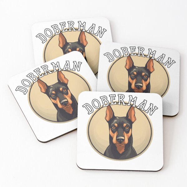 Item preview, natural ear Doberman designed and sold by Tee Studio.