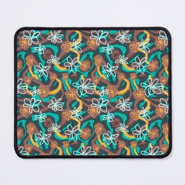 Item preview, Kids drawing floral and stripes designed and sold by Alessandro Remo Mazzoni Remotextiles.