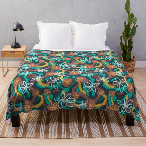 Item preview, Kids drawing floral and stripes designed and sold by Alessandro Remo Mazzoni Remotextiles.