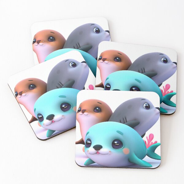Item preview, Cute Seals Spiral Notebook designed and sold by SealsHaven.