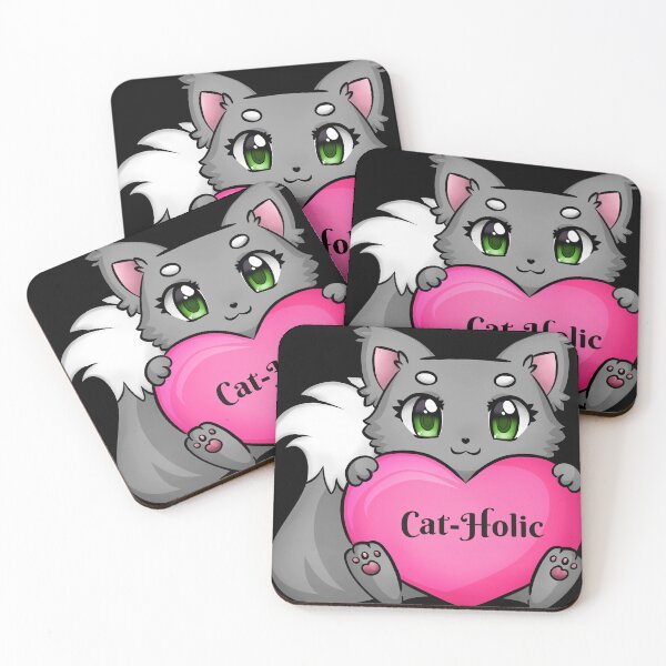 Item preview, Cat Holic Cat love design designed and sold by Design E Khaas.