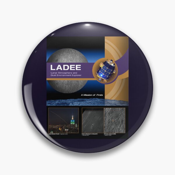 Item preview, LADEE mission overview poster designed and sold by SolidEarthArt.