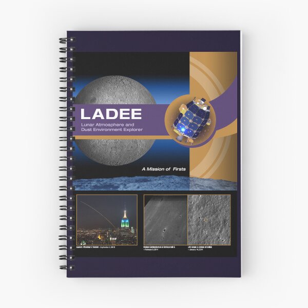 Item preview, LADEE mission overview poster designed and sold by SolidEarthArt.