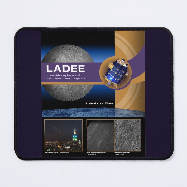 Item preview, LADEE mission overview poster designed and sold by SolidEarthArt.