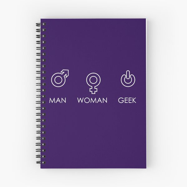 Item preview, Man Woman Geek - T-Shirt designed and sold by GeeklyShirts.