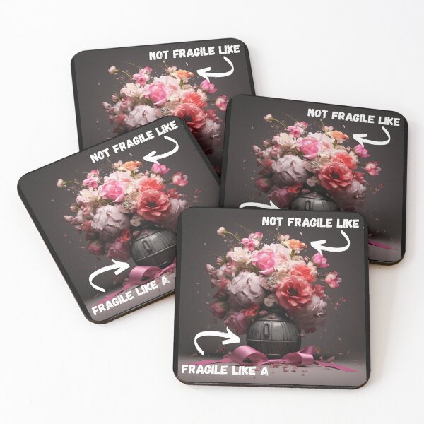 Aperçu de l'œuvre Pas fragile comme un Flwoer Fragile comme une bombe créée et vendue par Lab4YourStyle.